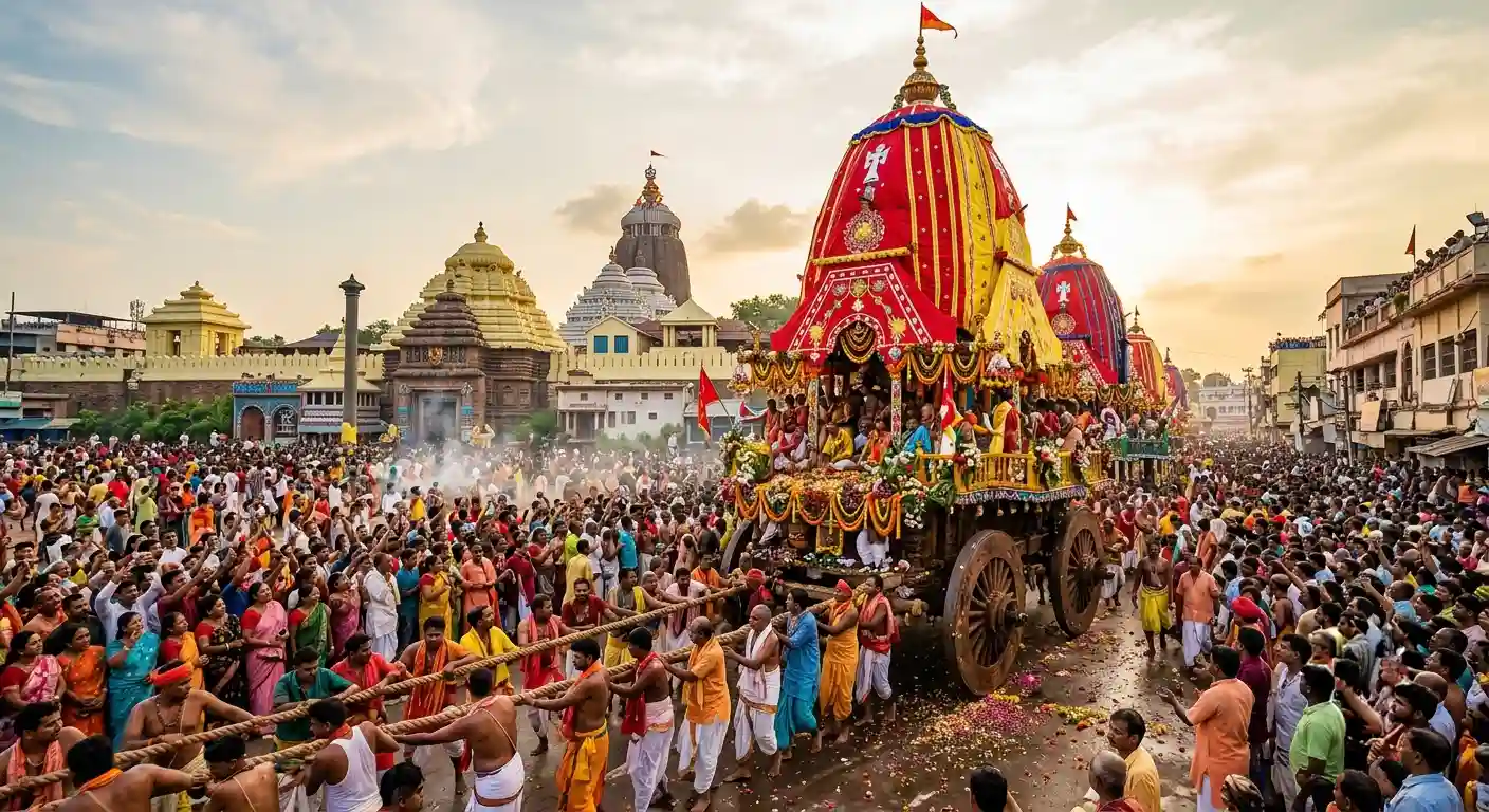 The Rath Yatra of Puri Explained: Inside the Largest Chariot Festival in the World